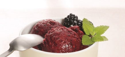 Bosvruchtensorbet