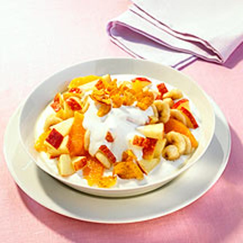 Foto van Kwark met vruchten en cornflakes door WW