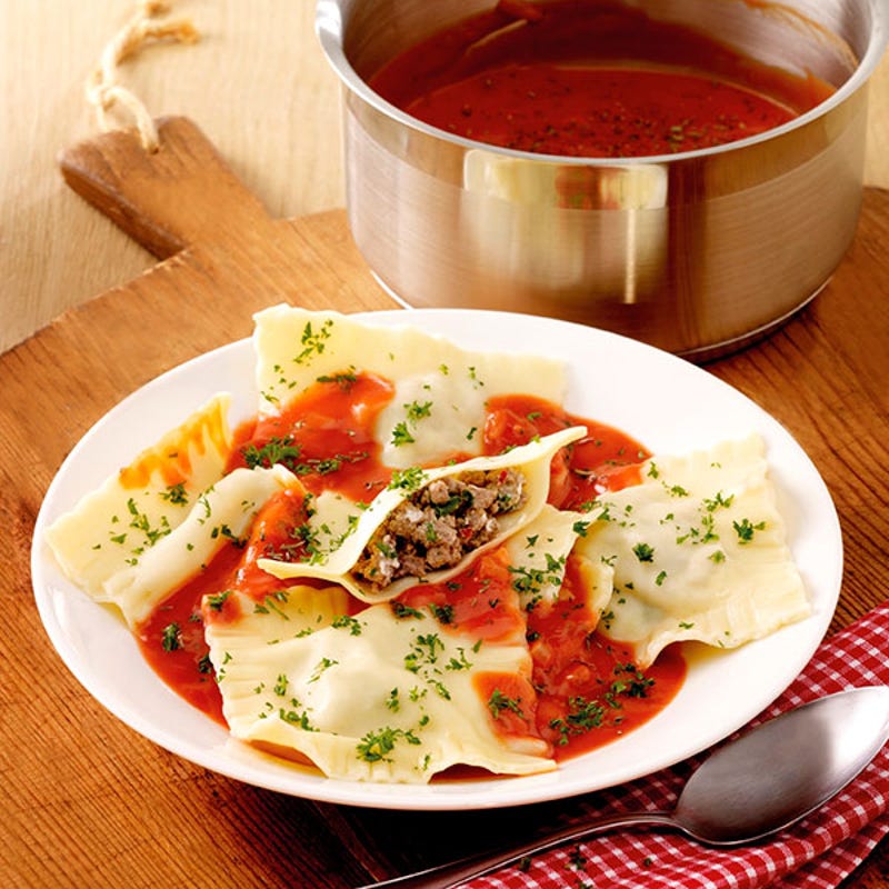 Foto van Pittige ravioli met tomatenroomsaus door WW
