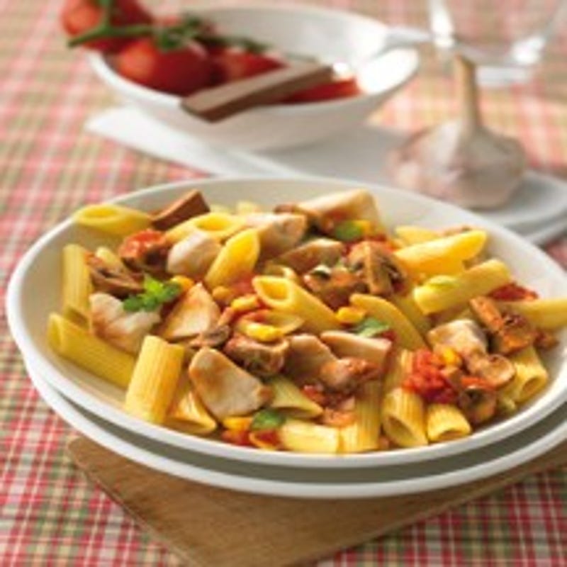 Foto van Penne met kip door WW