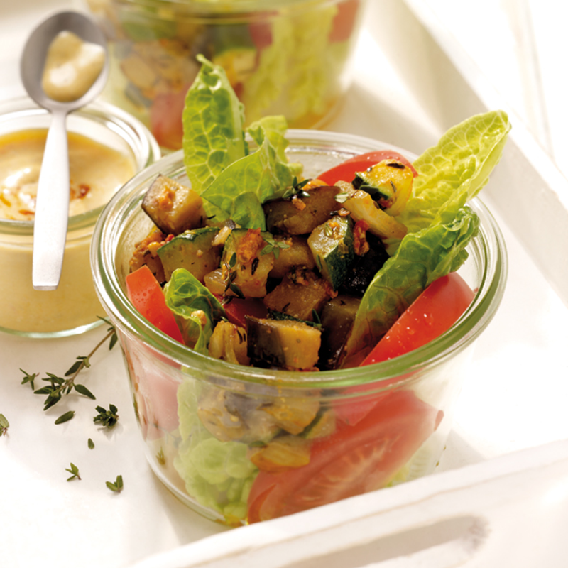 Foto van Salade met pestogroenten door WW