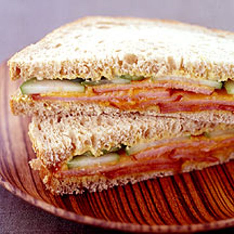 Foto van Sandwich met bacon en kaas door WW