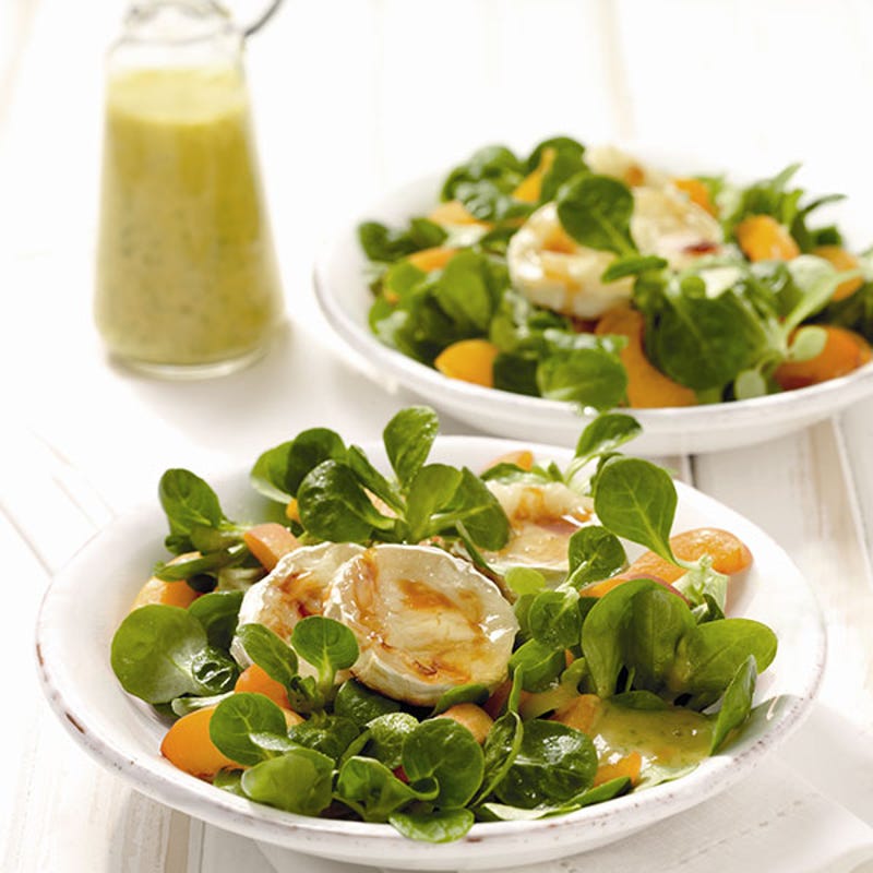 Foto van Veldsla met geitenkaas door WW