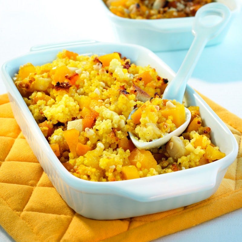 Foto van Gratin met gierst en pompoen door WW