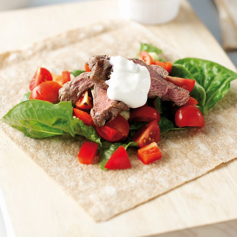 Foto van Wraps met lamsvlees en tzatziki door WW