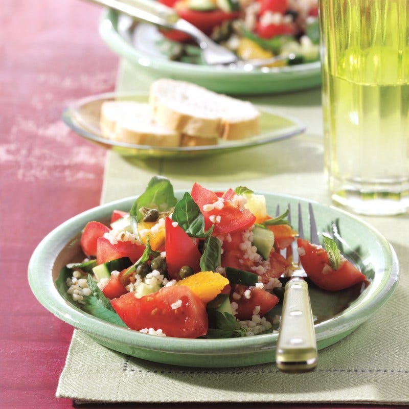 Foto van Tomatensalade met bulgur door WW