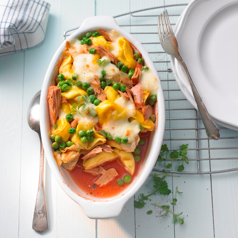 Foto van Ovenschotel met tonijn en tortellini door WW