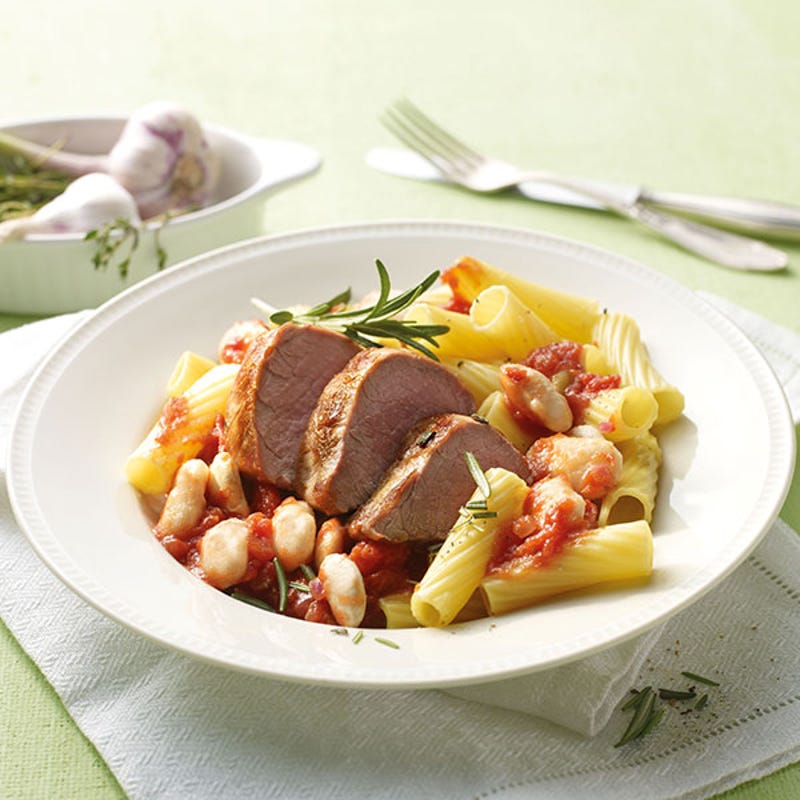 Foto van Varkensfilet met mediterrane bonen door WW