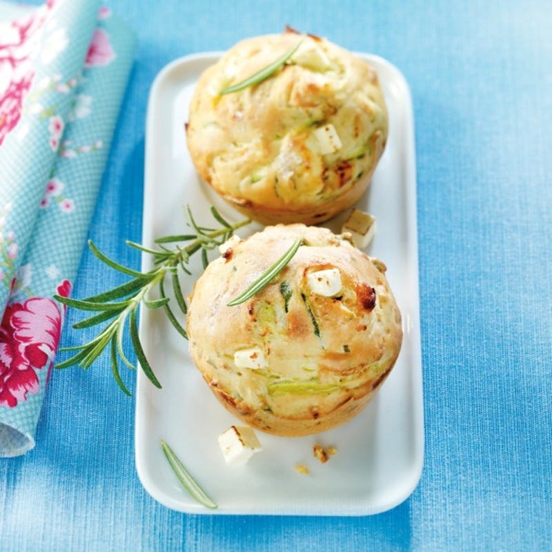 Foto van Fetamuffins met courgette door WW