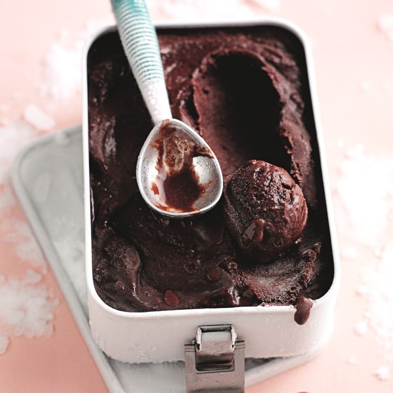 Foto van Choco-kersensorbet door WW