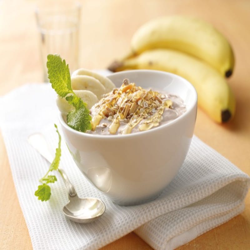 Foto van Muesli met banaan door WW