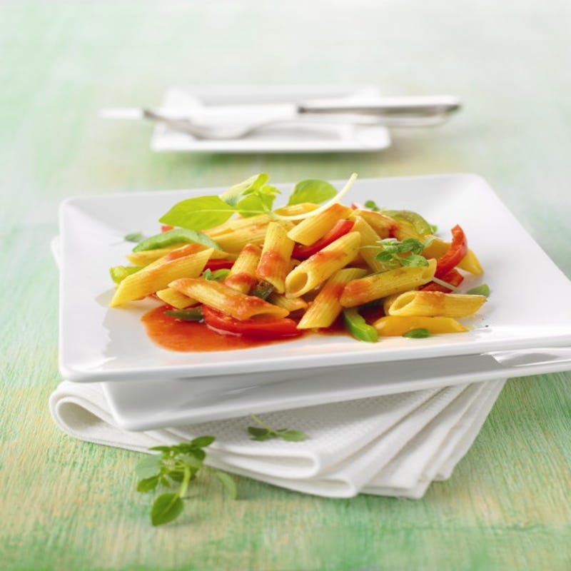 Foto van Pittige pastaschotel met paprika door WW