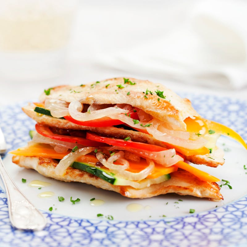 Foto van Lasagne met kip en groenten door WW