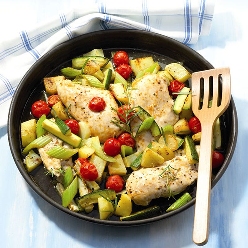 Foto van Kip uit de oven door WW