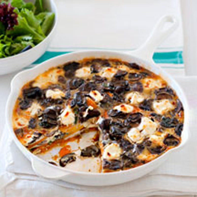 Foto van Frittata met champignons en geitenkaas door WW