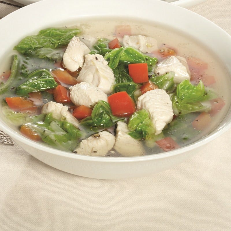 Foto van Kippensoep met citroengras door WW