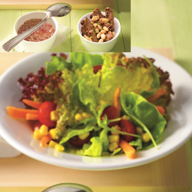 Foto van Zomersalade met ossenhaas door WW