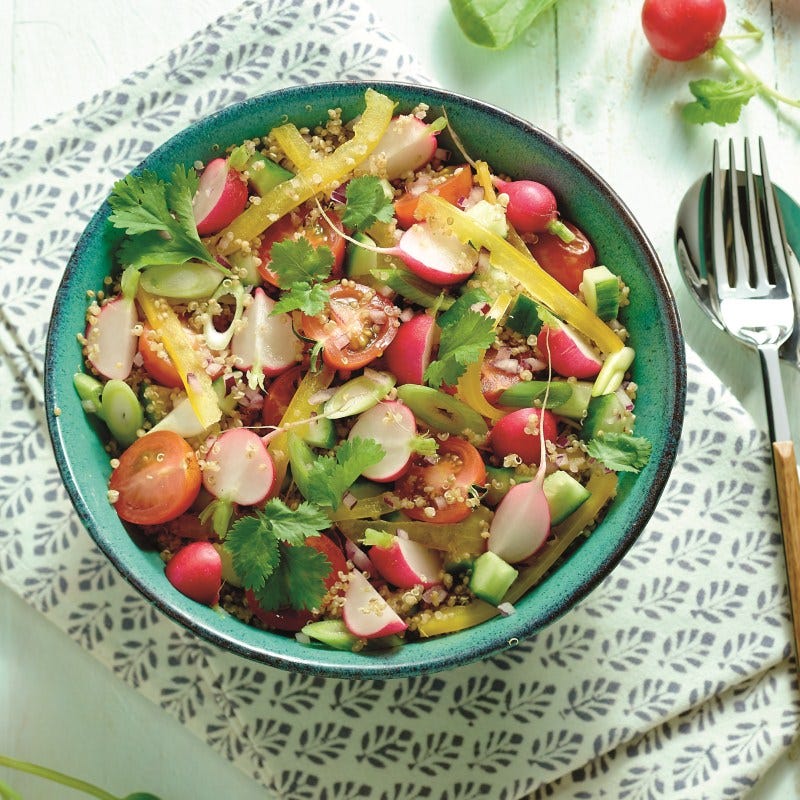 Foto van Quinoasalade met groente door WW