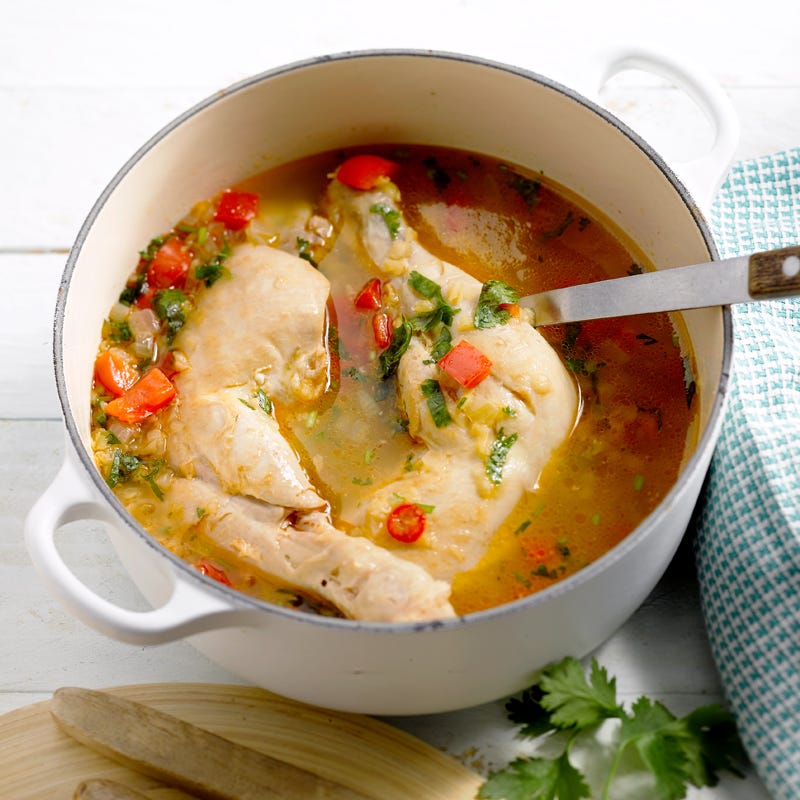 Foto van Turkse kippensoep met rode linzen door WW