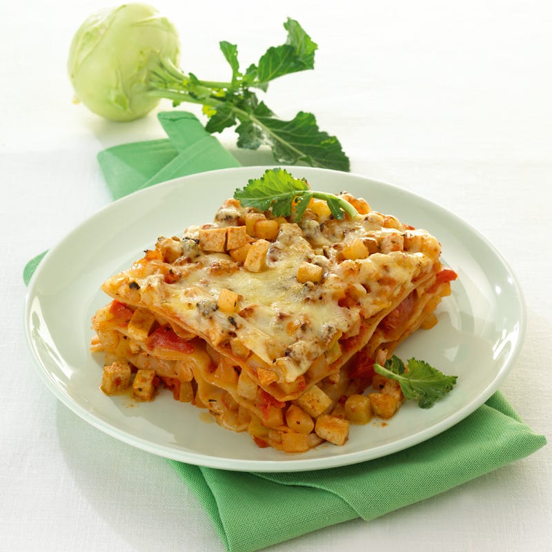 Foto van Lasagne met koolrabi en tofu door WW