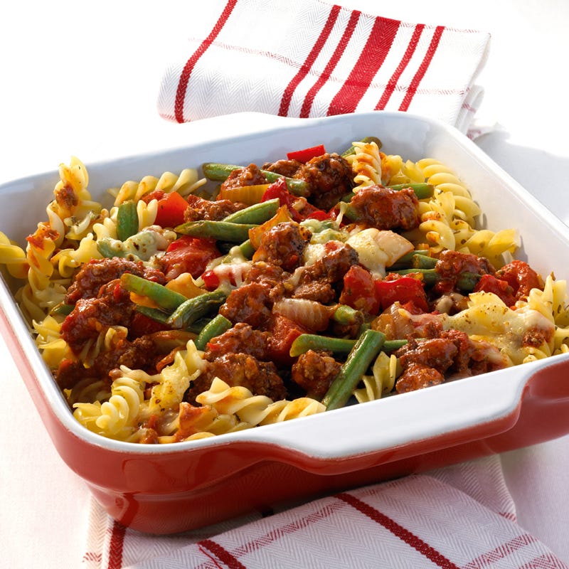 Foto van Gegratineerde pasta bolognese door WW