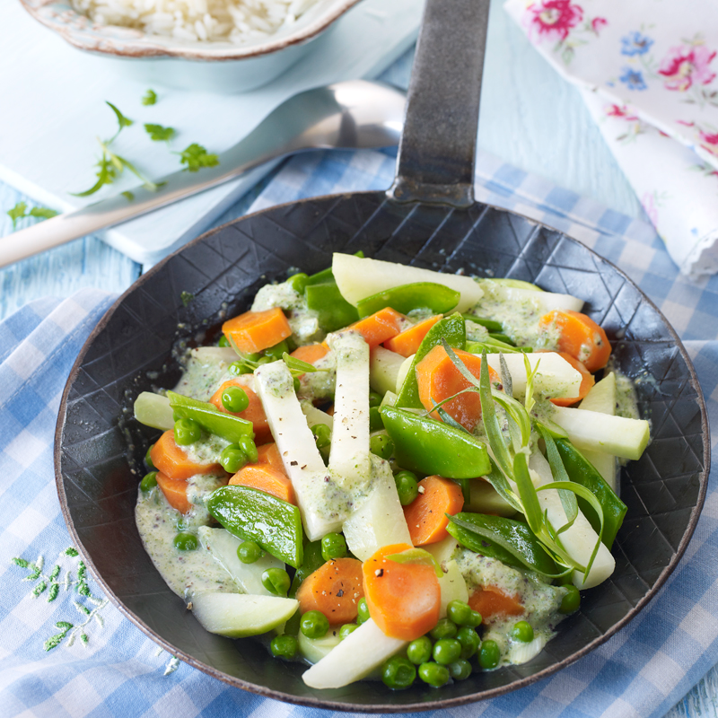 Foto van Groentepannetje met dragonroom door WW