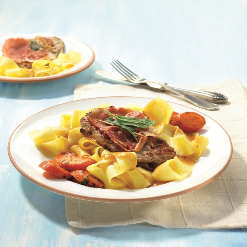 Foto van Saltimbocca (kalfslapje) door WW