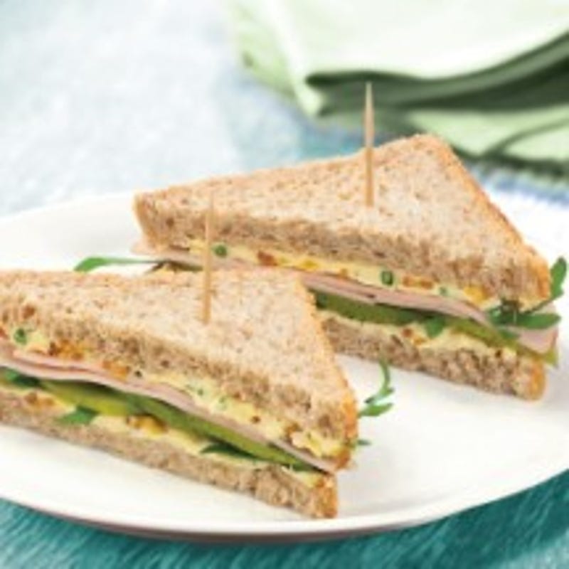 Foto van Boterham met rucola-mosterdcrème door WW