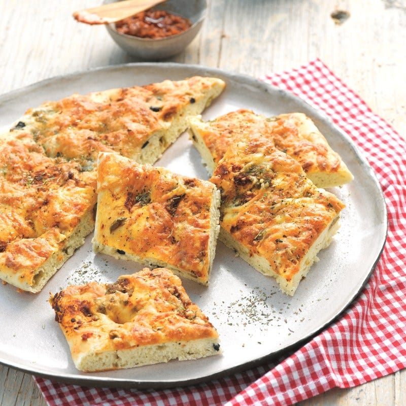 Foto van Italiaanse focaccia door WW