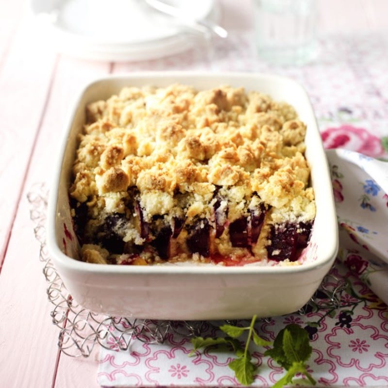 Foto van Pruimen-kaneelcrumble door WW