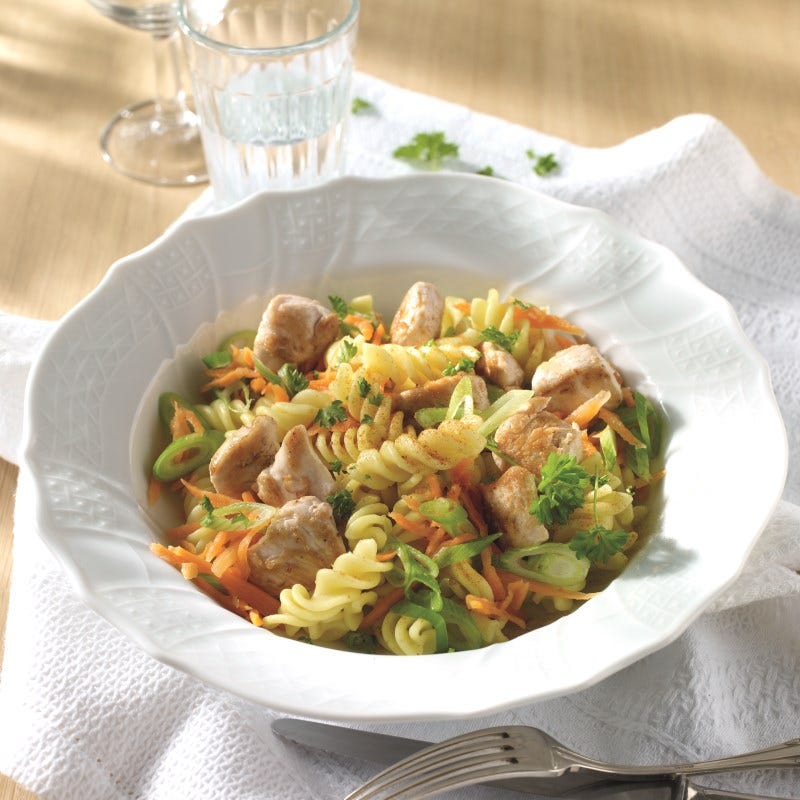 Foto van Lauwwarme pastasalade met kip door WW