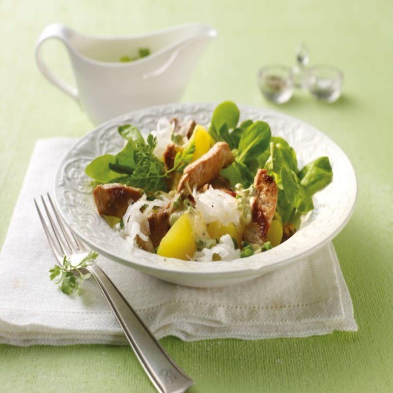 Foto van Salade van aardappel en varkensfilet door WW