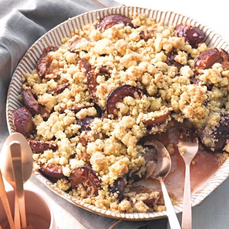 Foto van Pruimencrumble door WW