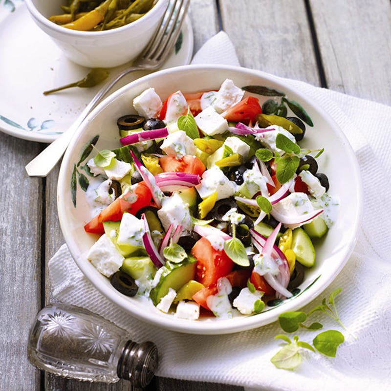 Foto van Griekse boerensalade door WW