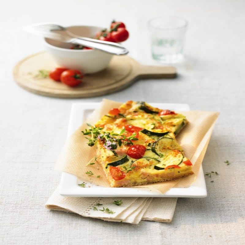 Foto van Tomaten-courgettetaart door WW