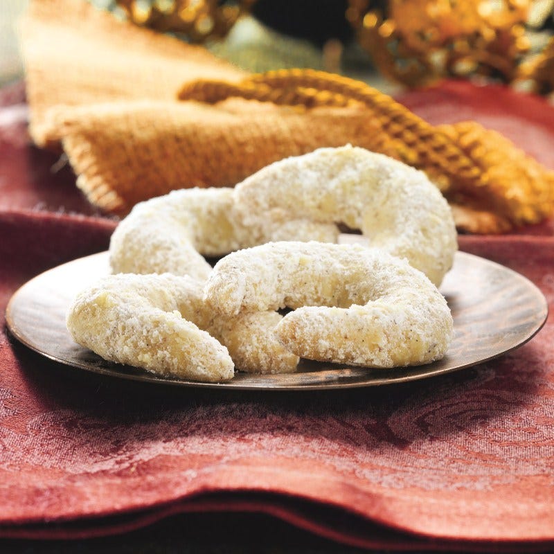 Foto van Hazelnootmaantjes met poedersuiker door WW