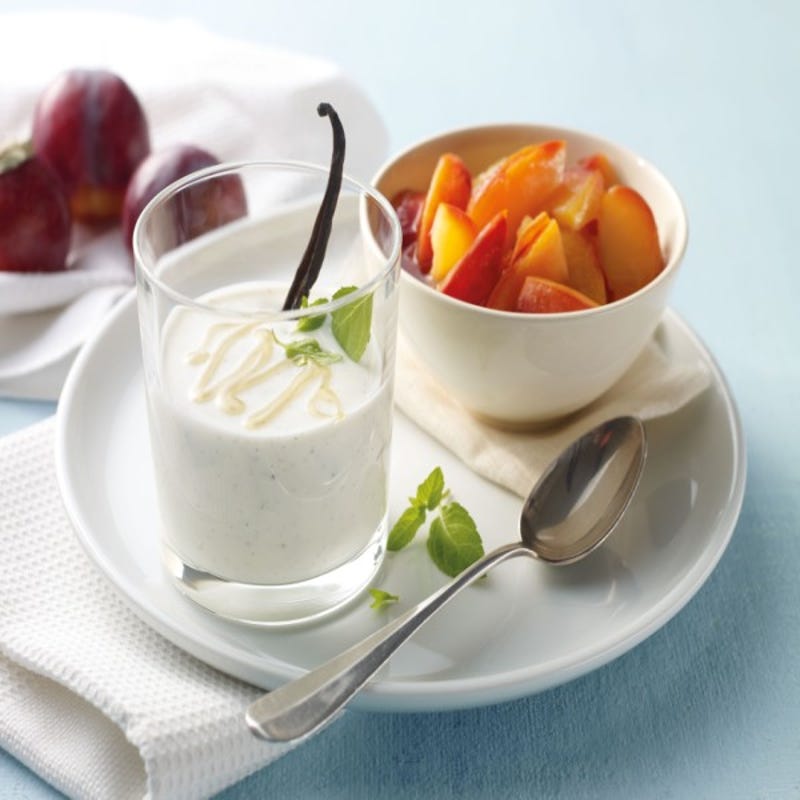 Foto van Vanilleyoghurt met pruimencompote door WW