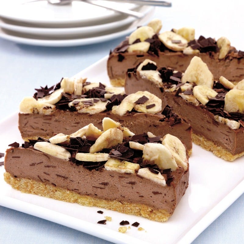 Foto van Bananen-chocoladetaart door WW