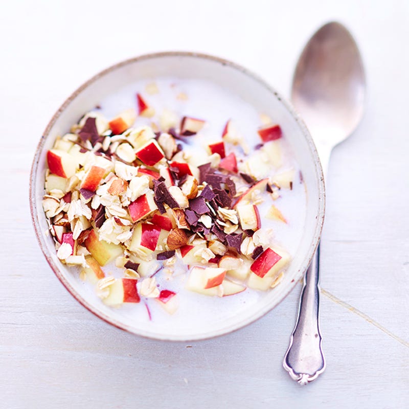 Foto van Muesli met chocolade en hazelnoot door WW