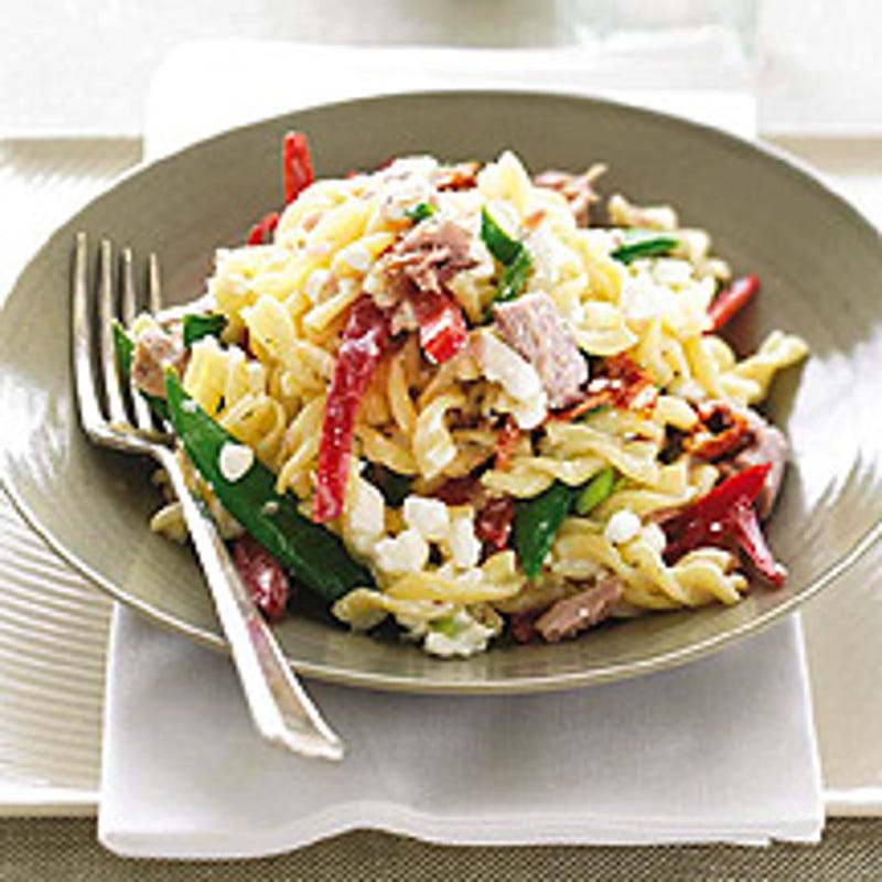 Foto van Pastasalade met tonijn en cottage cheese door WW