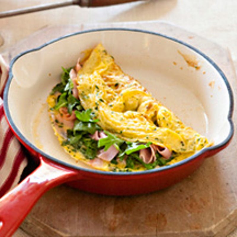 Foto van Omelet met ham, kaas en rucola door WW