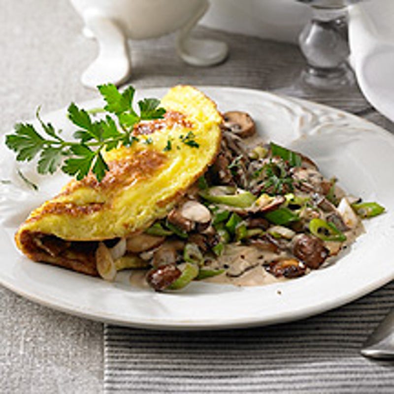 Foto van Omelet met champignonvulling door WW