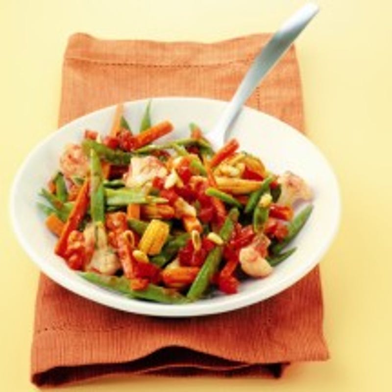 Foto van Groentesalade met tomatendressing door WW