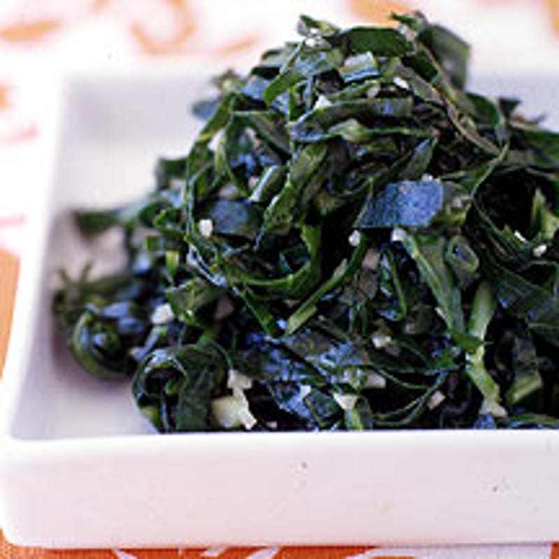 Foto van Roergebakken spinazie met knoflook door WW