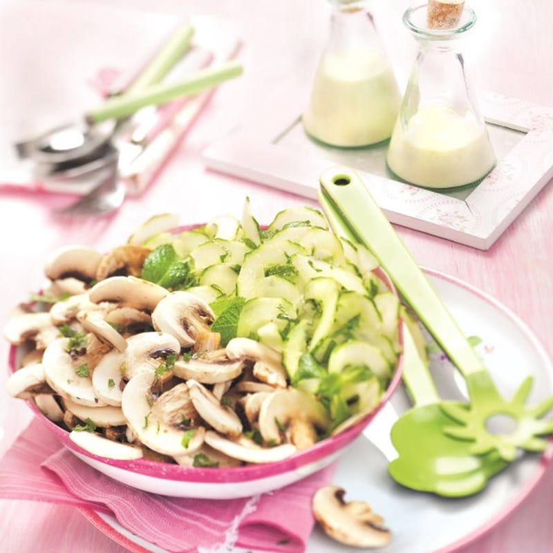 Foto van Salade van champignons en komkommer door WW