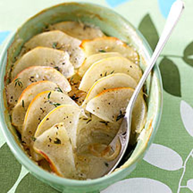 Foto van Romige ovenschotel van aardappelen en ui door WW