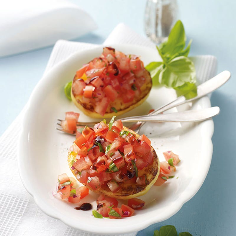 Foto van Crostini van aardappel met tomaat door WW