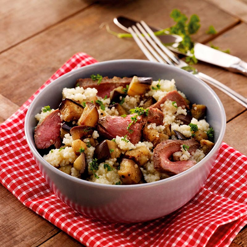 Foto van Oriëntaals pannetje met couscous en lamsvlees door WW