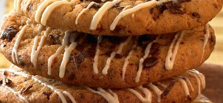 Sinaasappelkoekjes met chocolade