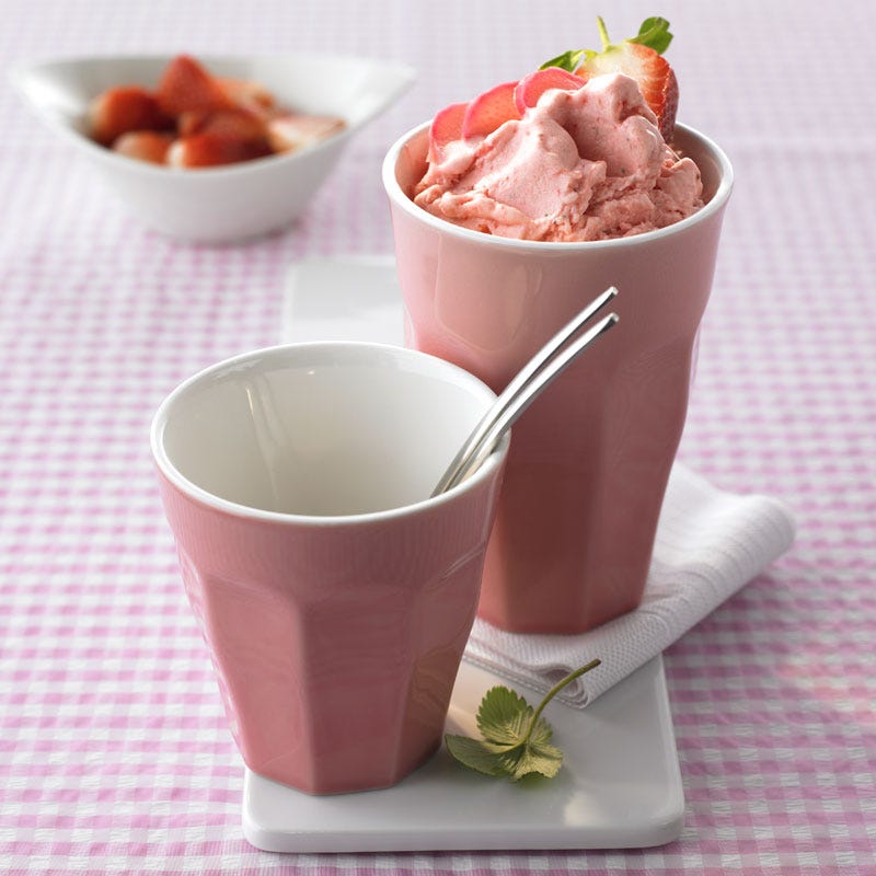 Photo de/du Glace fraise rhubarbe par WW